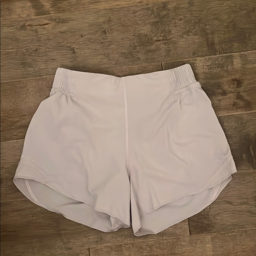 Light gray lululemon shorts